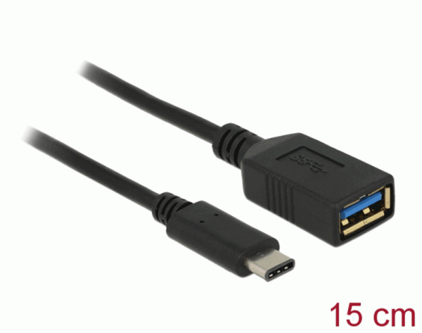 Adaptateur 15cm USB 3.1 A Femelle > C Mâle - 65634