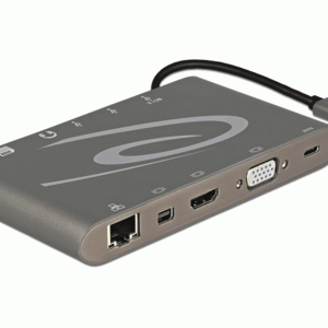 Dockstation USB 3.1 Type C 4K -> 9S + Card reader - 87297
