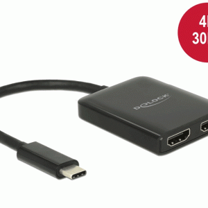 Adaptateur USB type C > dual HDMI 4K @30Hz - 87719