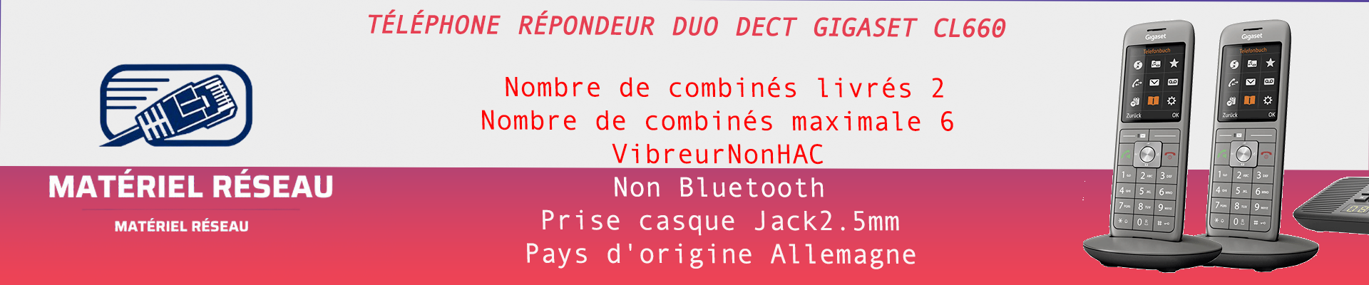 bannière rouge