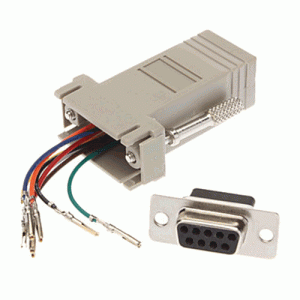 Adaptateur modulaire RJ45 / DB9 Femelle - EO4911