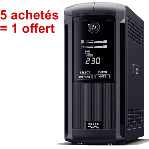 Onduleur Elite Value PLUS 700VA 5+1 gratuit - ELITE VALUE PLUS 700