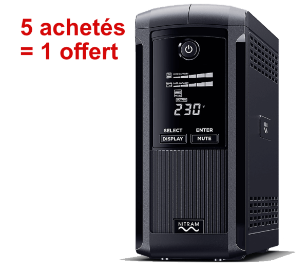 Onduleur Elite Value PLUS 700VA 5+1 gratuit - ELITE VALUE PLUS 700