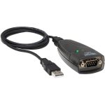 Adaptateur USB-A mâle vers série DB9 RS232 mâle - USA-19HS