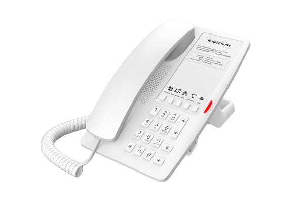 Téléphone SIP H4-Hotel 2 comptes SIP blanc - H4-WHITE