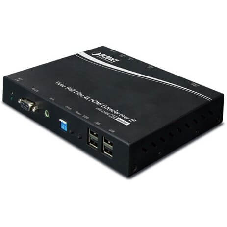 Déport et mur vidéo HDMI 4K over IP récepteur PoE - IHD-410PR
