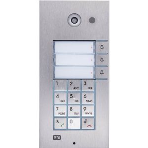Bouton 2N® IP Vario 3 + clavier + caméra - 9137131CKU